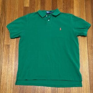 Polo by Ralph Lauren Men's Green Polo Shirt